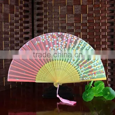 Perfect Party Farvor Flower Floral Hand Fan for Wedding Party Decor Gifts photo-6
