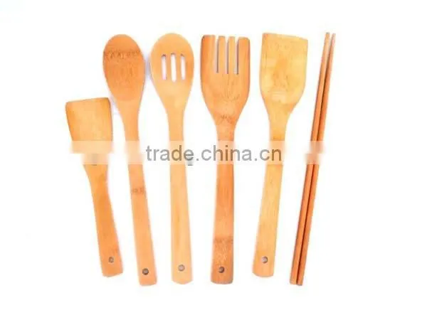 Produce All Kinds of Bamboo Tableware Bamboo Spoon Bamboo Fork Bamboo Knives