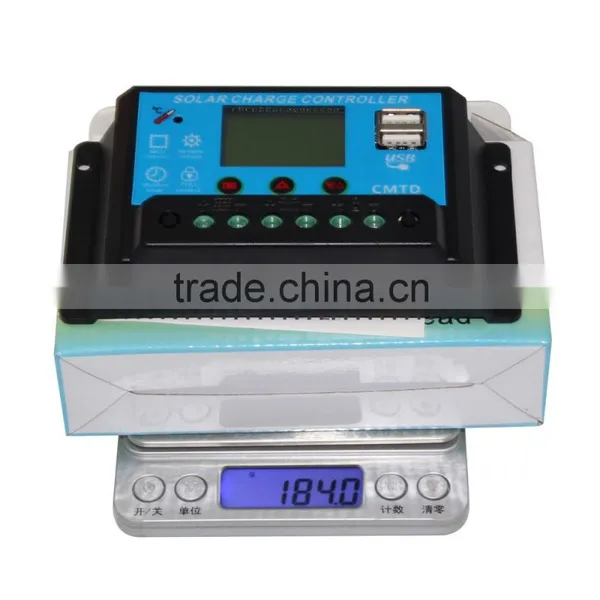 LCD Solar Charge Controller 12V/24V CMTD-2420A photo-2
