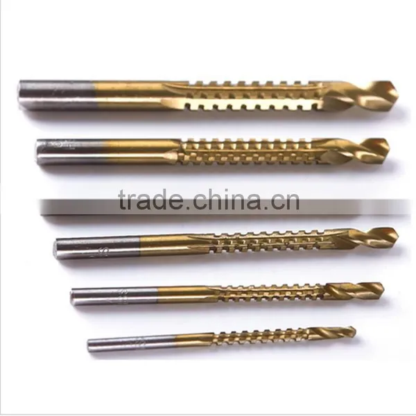 6pcs DEKO HSS Titanium Coated Woodworking Drill Bits photo-4