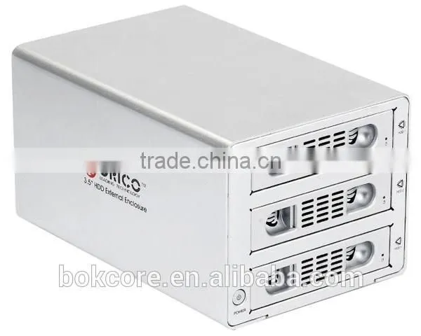 3bay 3.5" SATA HDD RAID Enclosure With Multi Kinds of RIAD Mode photo-2