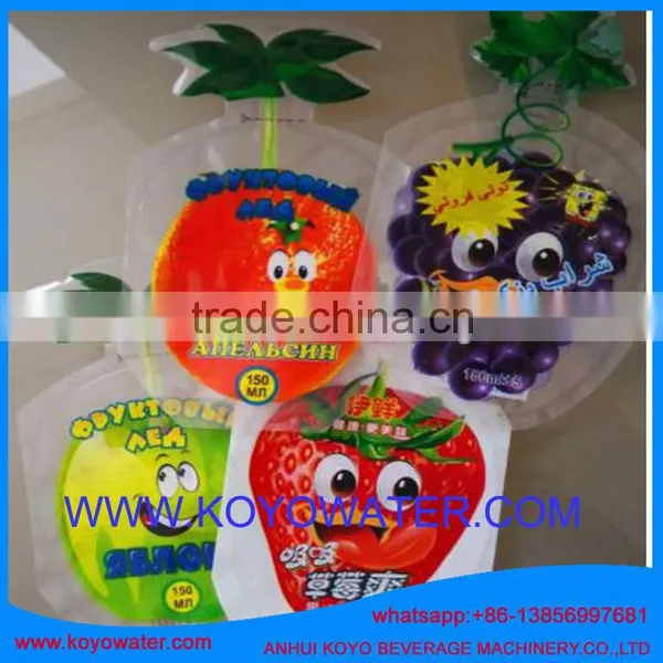 Shaped Pouch Filling and Sealing Machine for Grape Juice
