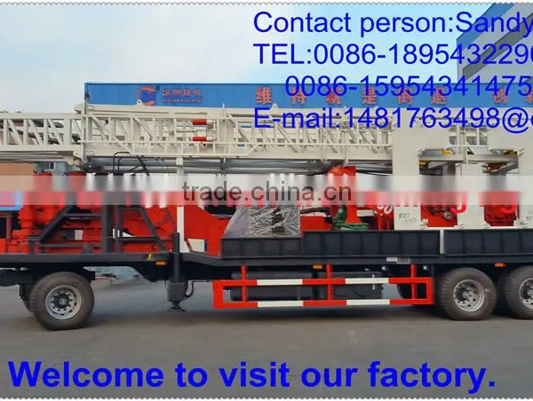 Trailer Type Water Well Drilling Machinery 1000m photo-4
