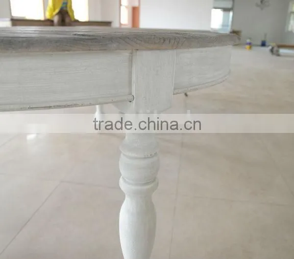 Europe and Antique Recycle Wood Dining Table photo-5