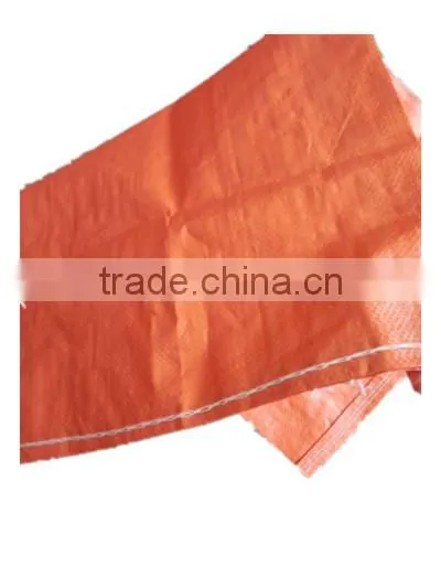 China Professional Factory Supply High Grade Orange pp Woven Bag With Different Sizes and Weights photo-3