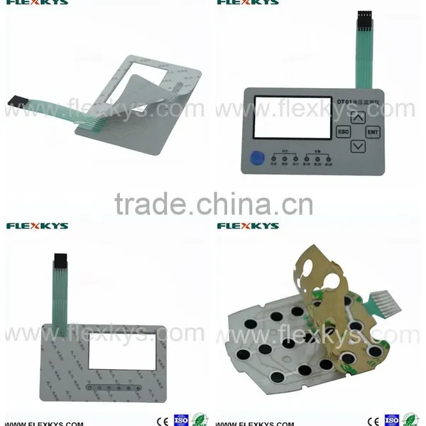 Custom-made Metal Dome Rubber Key Membrane Switch With Good Tactility photo-6