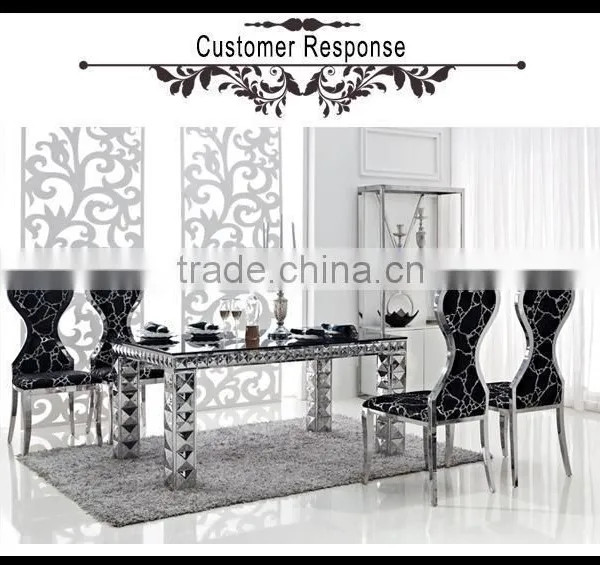 High Class Royal Home Furniture New Design Stainless Steel Chair photo-6