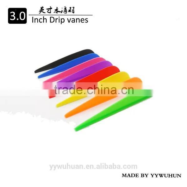 3.0inch Drop Arrow Vane, Fletching for Carbon Arrow Aluminum Fiberglass Arrow Fletching photo-3