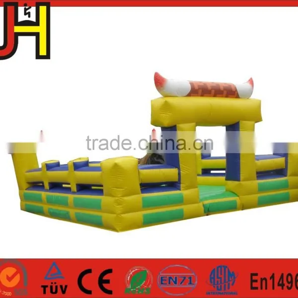 3 In 1 Attractive Game Inflatable Simulator Mechanical Rodeo Bull Price For Sale photo-6