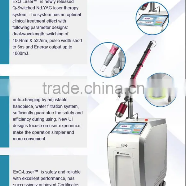 nd Laser Tattoo Removal Vertical q Switched nd Yag Laser Machine photo-2