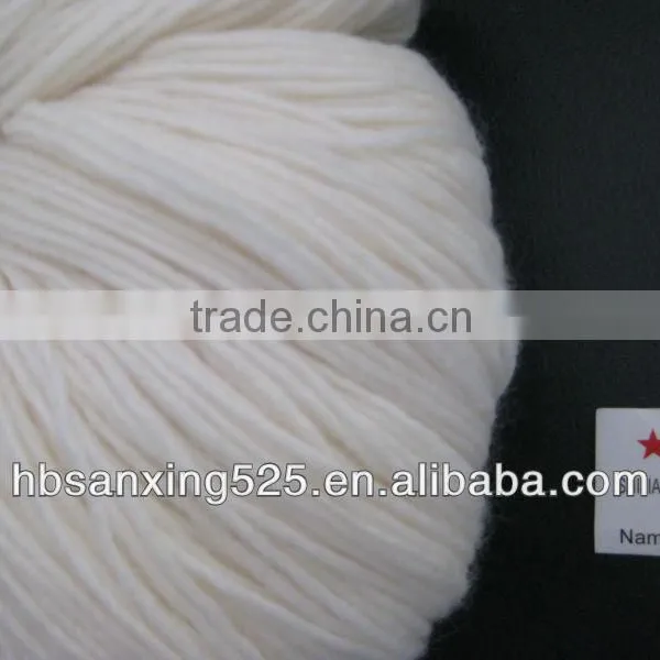 FRESH!!!100% Merino Chenille Wool Yarn, 8NM - 16NM,raw White/bleached White/dyed Color photo-3