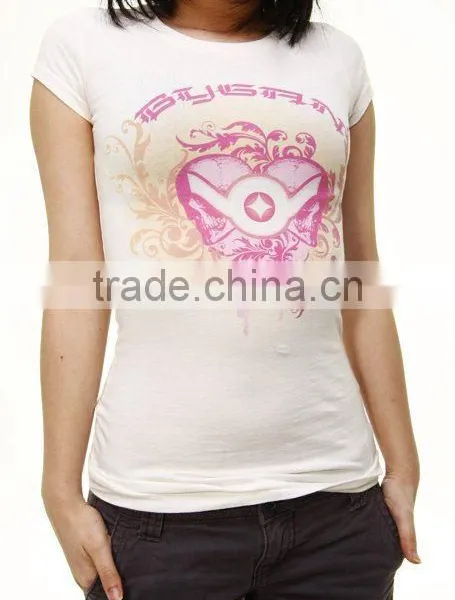 WHITE T-SHIRTS/CUSTOM MADE WOMENS T SHIRT