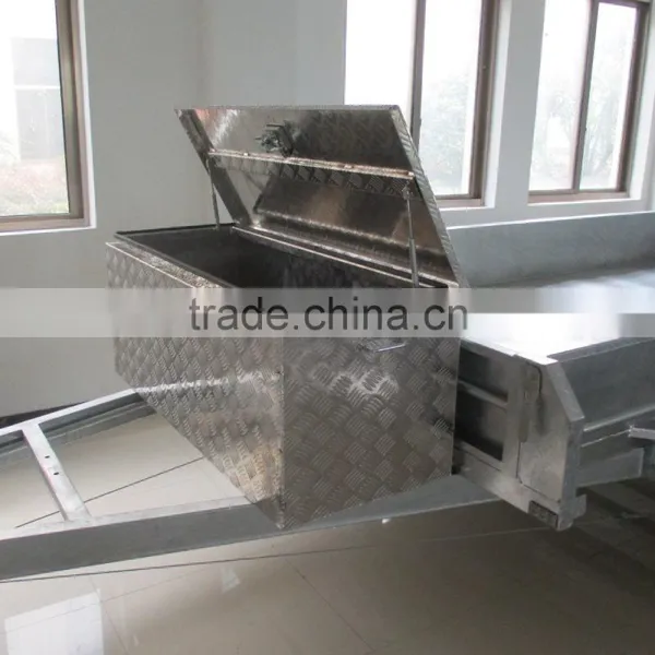 2.5MM CHECKER PLATE ALUMINIUM TOOL BOX 1230x500x510mm photo-3