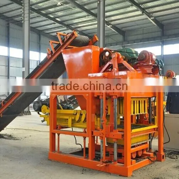 Automatic QT4-25 Cinder Paving Concrete Block Making Machine photo-4