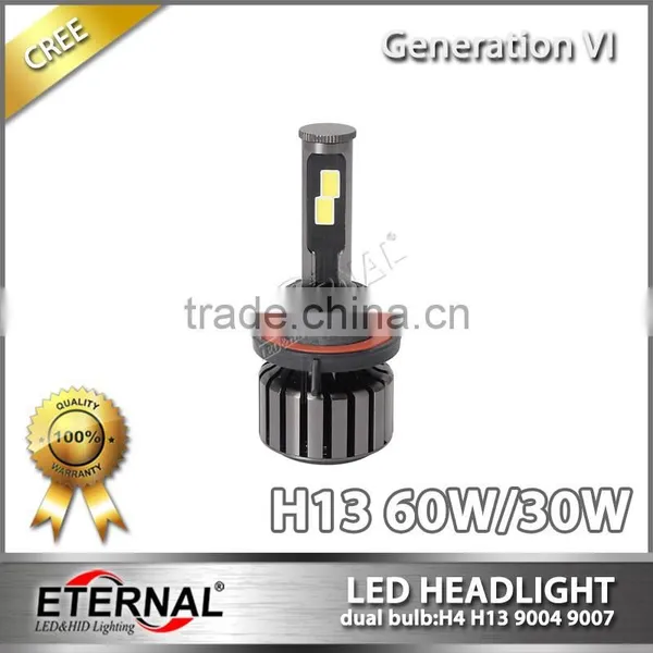 Universal Size LED Headlight Bulb Replacement H1 H3 H4 H7 H11 H13 9005 9006 880 D2S Car Automotive Led Headlight Bulb Kit photo-3