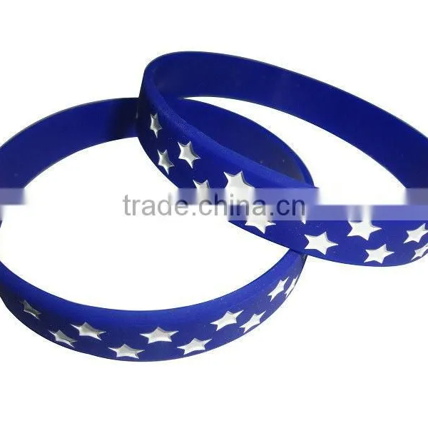 Flexible Star Bracelets Wholesale Silicone Rubber Bracelets With Charms All Kinds of Bracelet