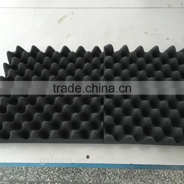 High Quality Customized Acoustic Foam Panels / High Density Soundproofing Foam With Wedge/egg/pyramid Shape photo-3