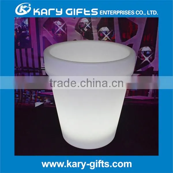 Luminous Garden Plastic Led Flower Pot Rechargeable Flower Planters photo-3