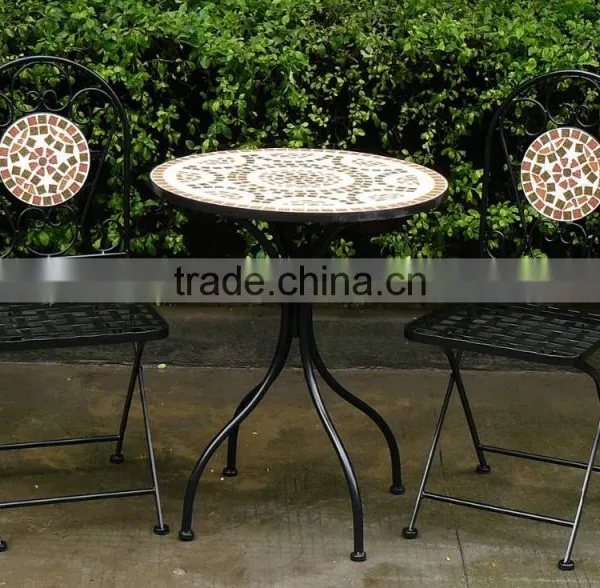 Set of 3pcs 2 Seater Mosaic Bistro Set photo-3