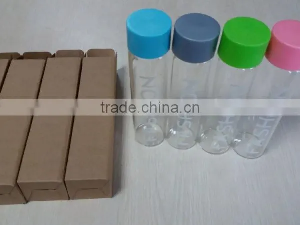 Fashion 400ML Borosilicate Water Bottle, Custom Voss Water Glass Bottle Water Glass Bottle photo-2