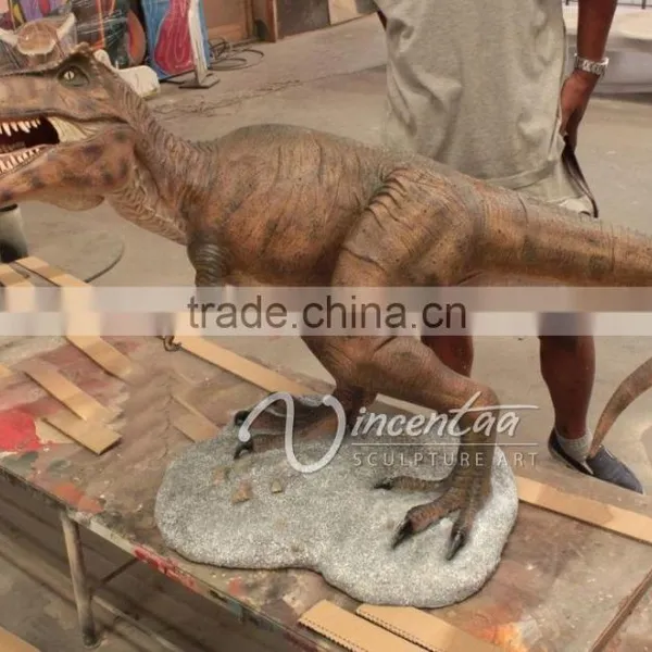 Outdoor Park Decoration Life Size Fiberglass Dinosaur Statues for Sale photo-4