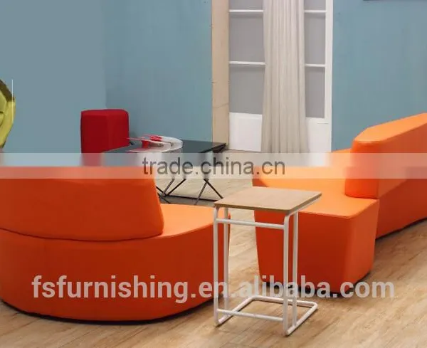 Amazing High Fashion Project Furniture Modern Colorful Backrest Sofa Chair Free Style Waiting Seats for Shopping Center photo-4