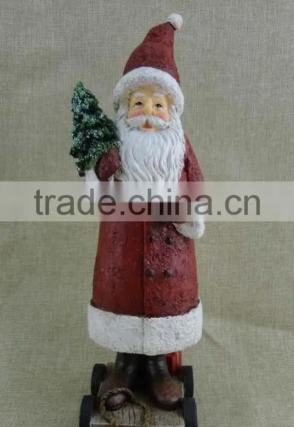 Christmas Resin Santa Claus Resin Christmas Ornaments Wholesale photo-3
