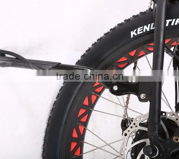 New Arrival 26 Inch 48V Full Suspension Fat Tire Electric Mountain Bike With Hidden Battery photo-4
