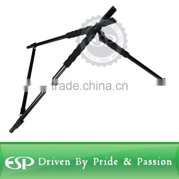 Lightweight Aluminum Alloy Shooting Stick Tripod Height Adjustable 19.5" - 63" photo-2