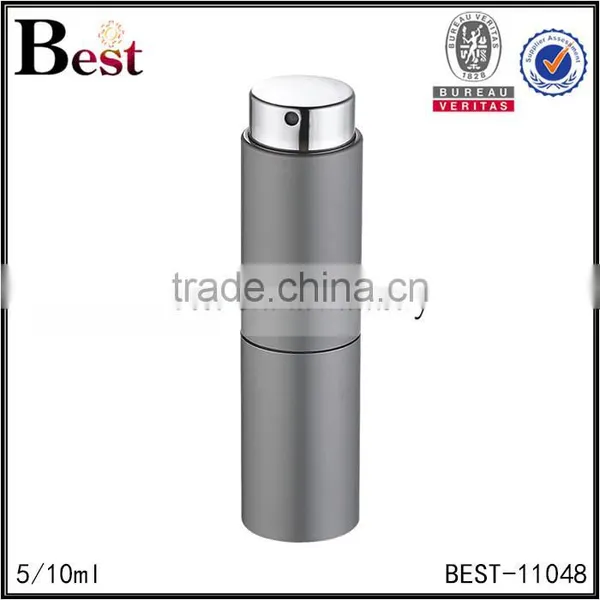 Cosmetic Best Selling Wholesale 5ml 10ml Rotary Glass Perfume Bottle Luxury Colorful Aluminum Cover Spray Bottle Perfume photo-4