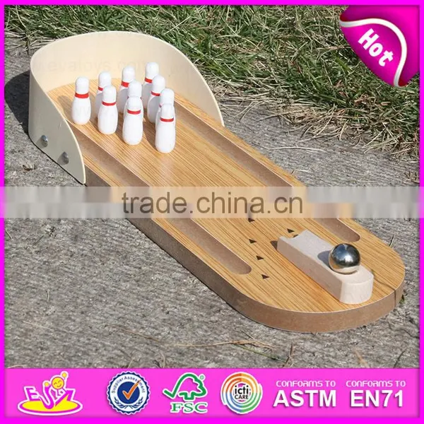 2016 Hot Sale Baby Wooden Bowling Toy, New Design Children Wooden Bowling Toy W01A141 photo-2