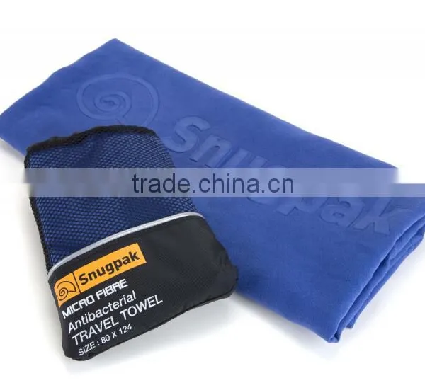 Microfiber Logo Embossed Towel , Microfiber Suede Sports Towel