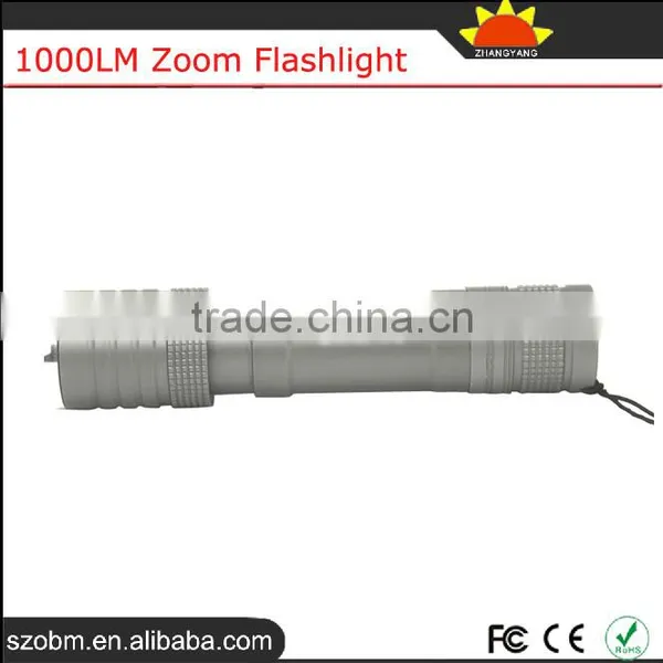 OEM Q5 1000LM Rechargeable Battery 18650 Zoom Flashlight Smith Little Japan Torch Light photo-4