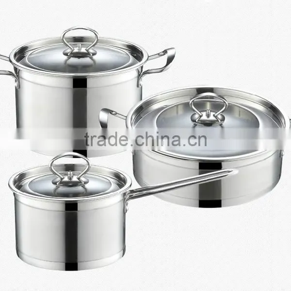 Stainless Steel Soup Pot Pan Sets photo-2