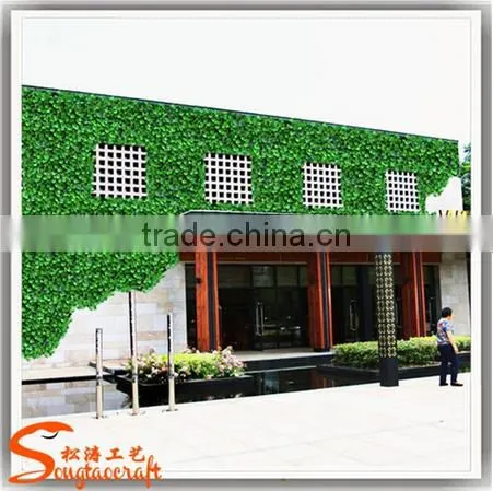 Latest Design Outdoor Artificial Grass Turf Fake Carpet Grass Wall Decoration photo-2