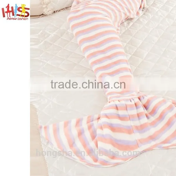 Pink Polka Dot Cute Mermaid Blanket Customize Mermaid Tail Blanket HSB7566 photo-6