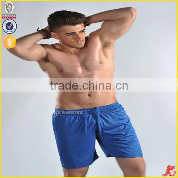 Men Short 100% Polyester Sweat Pants photo-3