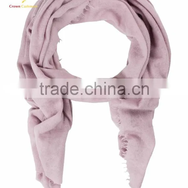 Knitted Lady Printed Cashmere Wool Scarf photo-5