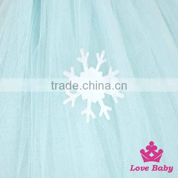 Party Halloween Wholesale Girls Frozen Anna Costume Deluxe - Frozen Princess Elsa Dress Co-splay Costume in photo-3