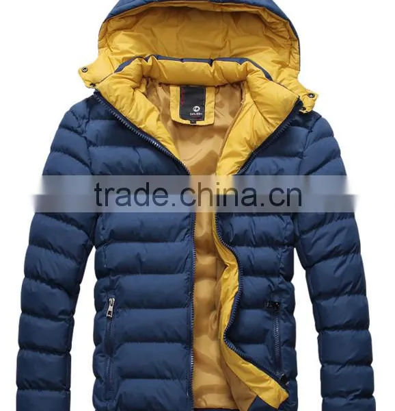 Wholesale Customize Designer Mens Winter Warm Cotton Padded Coat photo-5