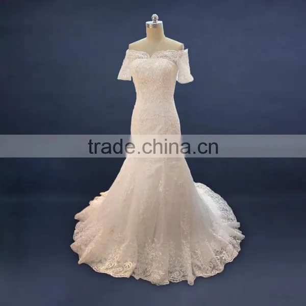 Hot Sexy Sweeteart Beaded Low Back White Wedding Dress photo-5