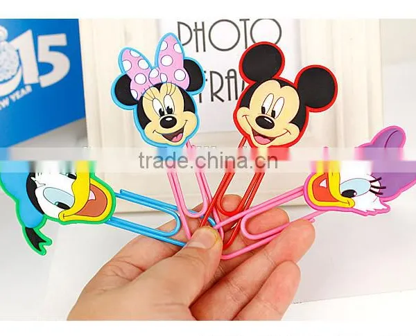 Mickey Shape Paper Clip Customizable Planner PVC Clip photo-6