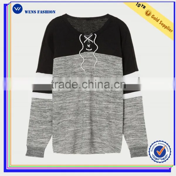 Dongguan Womens Long Sleeve Pullover Sweatshirts Without Hood photo-2
