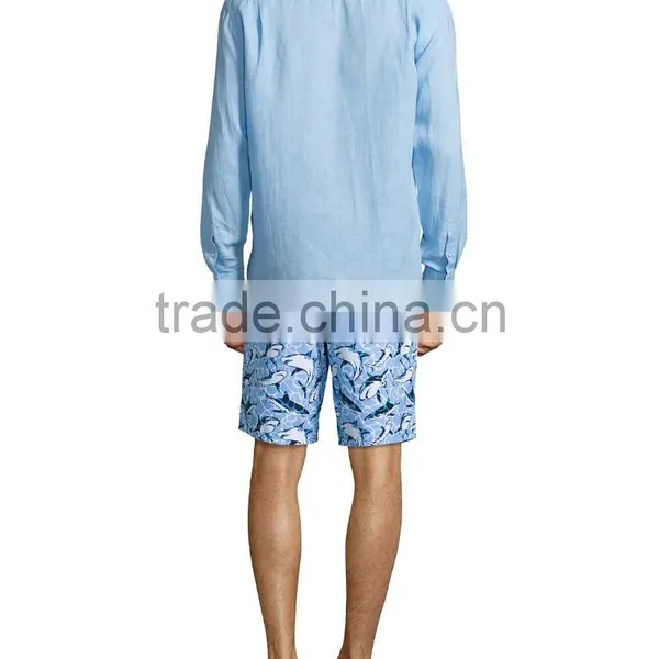 2017 Wholesale Man Fashion Print Swim Trunks Beach Shorts Summer Swim Sports Shorts photo-4