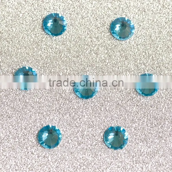 Wholesale Aquamarine Non Hotfix Rhinestone Flatback photo-4