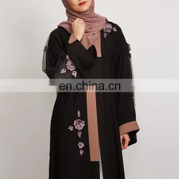 OEM Service Hot And New Style Rosella Jacket Open Dubai Abaya photo-4