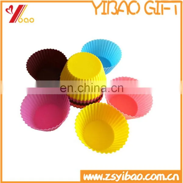Flexible Silicone Cake Molds for Cake Colorful Silicone Cupcake Mold