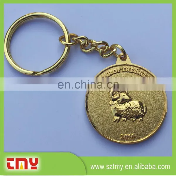 Promotional wholesale custom 3D souvenir keychain
