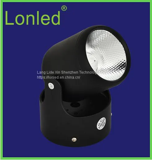 LED COB Tracklight Aluminum White Housing 18W Commercial Lighting Tracking Type