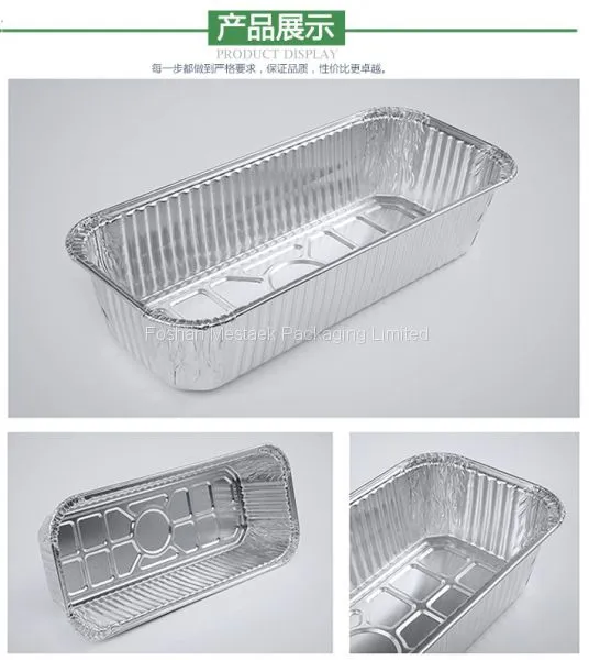 3 Lb. Aluminum Foil Bread Loaf Pan for Baking photo-2